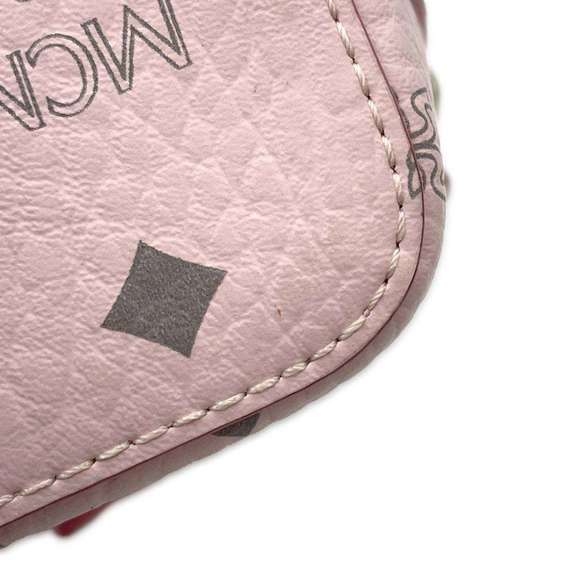 MCM Handbag Visetos Drawstring MWDBSXL02QH001 2way - Picture 7 of 10